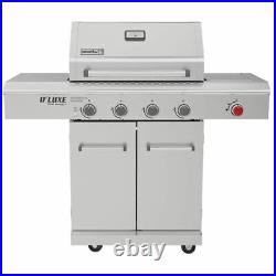 Nexgrill Deluxe 4 Burner Stainless Steel Gas Barbecue + Side Burner + Cover