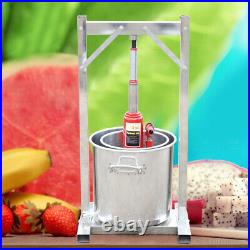Non-Stick Fruit Press Crusher Wine Press Barrel Easy to Clean with Hydraulic