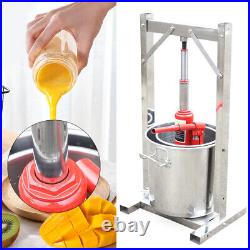 Non-Stick Fruit Press Crusher Wine Press Barrel Easy to Clean with Hydraulic