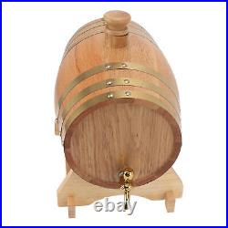 Oak Aging Barrel 5L Oak Wine Barrels Wine Whiskey Barrel Beer Barrels Bar PD