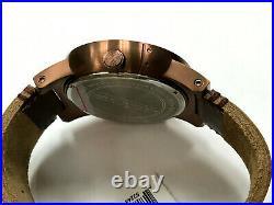 Original Grain OG-10-003-L-DBR Barrel Whiskey Espresso Leather Watch WARRANTY