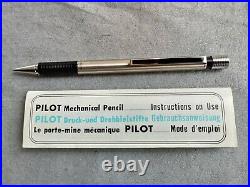 PILOT Mechanical Pencil H- 3015 0.5 mm Stainless Steel Barrel NO BOX