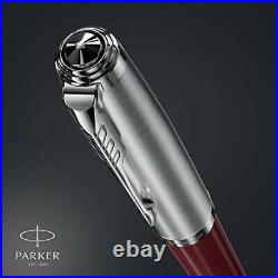 Parker 51 Fountain Pen Burgundy Barrel with Chrome Trim Medium Nib