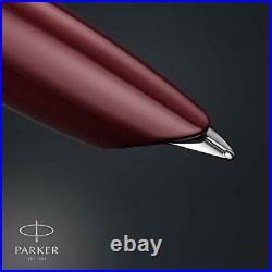 Parker 51 Fountain Pen Burgundy Barrel with Chrome Trim Medium Nib