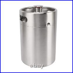 PenRux Pressurized Mini Beer Barrel 5L Stainless Steel Beer Growler Beer Tower