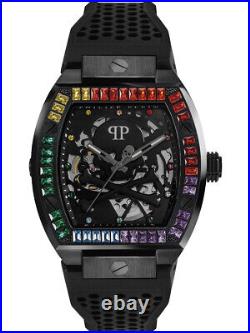 Philipp Plein PWBAA0621 The $keleton Automatic Mens Watch 44mm 5ATM