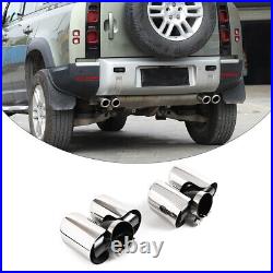Rear Exhaust Decorative Frame Modified Double Barrel For Land Rover Defender