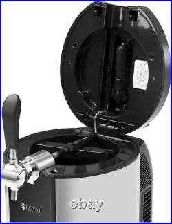Royal Catering Beer Lager Dispenser Pump Cooling For All 5L Barrels Mini Kegs