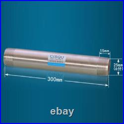SUS201 Stainless Steel Extension Tube/Barrel Nipple 1/2 3/4 1BSP Male Adapter