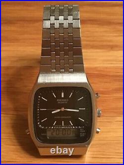 Seiko H461-5000 Dual Time Alarm Chronograph. Works