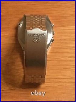 Seiko H461-5000 Dual Time Alarm Chronograph. Works