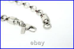 Shaquille O'Neal 13mm Stainless Steel Barrel Link Necklace