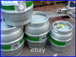 Stainless Steel Barrels Set of 3x Kilderkin and 1x Firkin