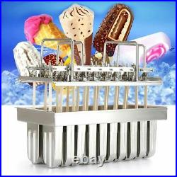Stainless Steel Ice Cream Mold 20 Slot DIY Homemade Popsicle Barrel Molds Maker