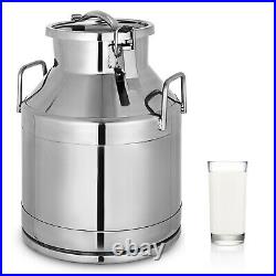 Stainless Steel Milk Can Silicone Seal Milk Dispenser Tank Barrel WHOLESALE