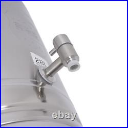 Stainless Steel Milk Can Wine Barrel Bucket Milk Storage Container with Faucet 28L