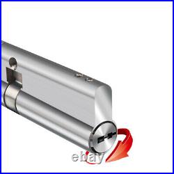 Stainless steel Euro Cylinder Barrel Door Lock Anti Pick Bump Security
