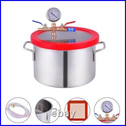 Stainless steel chamber, silicone defoaming barrel, vacuum degassing chamber