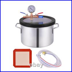 Stainless steel chamber, silicone defoaming barrel, vacuum degassing chamber