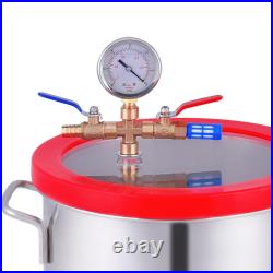 Stainless steel chamber, silicone defoaming barrel, vacuum degassing chamber