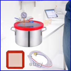 Stainless steel chamber, silicone defoaming barrel, vacuum degassing chamber