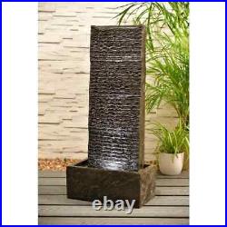 Textured Waterfall Feature with LED Lights Free P&P