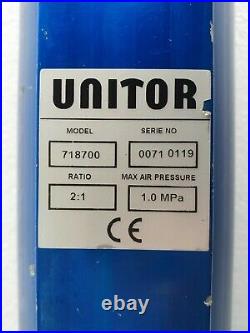 UNITOR 718700 Pneumatic Barrel Pump, Stainless Steel Piston pump, Ratio 21