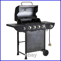 UniFlame 4 Burner Gas Grill BBQ Summer Camping Festival Wild Family