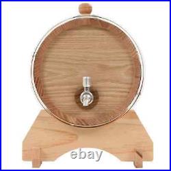 VidaXL Wine Barrel with Tap Solid Oak Wood 6 L GHB