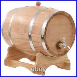 VidaXL Wine Barrel with Tap Solid Pinewood 12 Lbest