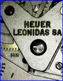 Vintage Heuer Chronograph Pre-Carrera Stainless Steel Ref. 73373 S, ca. 1971