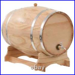 Wine Barrel with Tap Pinewood 35 L