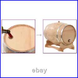 Wine Barrel with Tap Pinewood 35 L