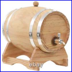 Wine Barrel with Tap Pinewood 6 L